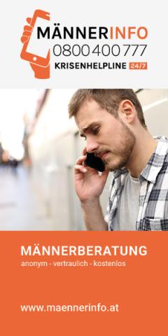 Männerinfo Flyer - Vorderseite
